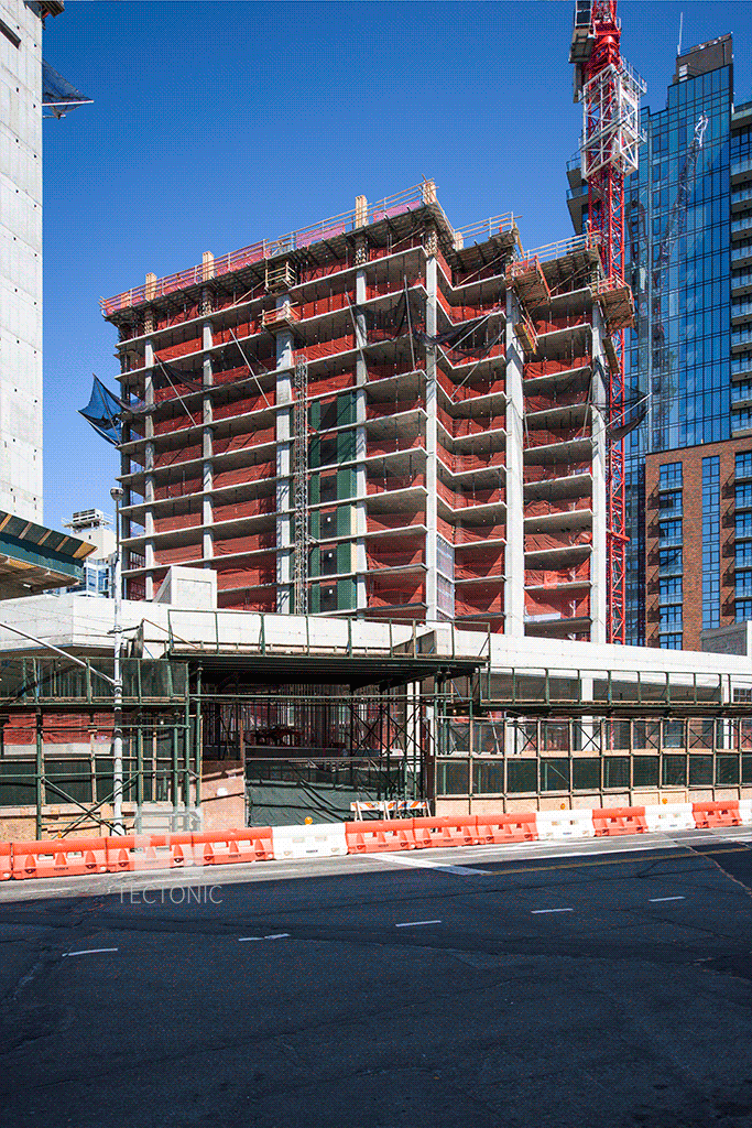 View northward from Thompson Avenue