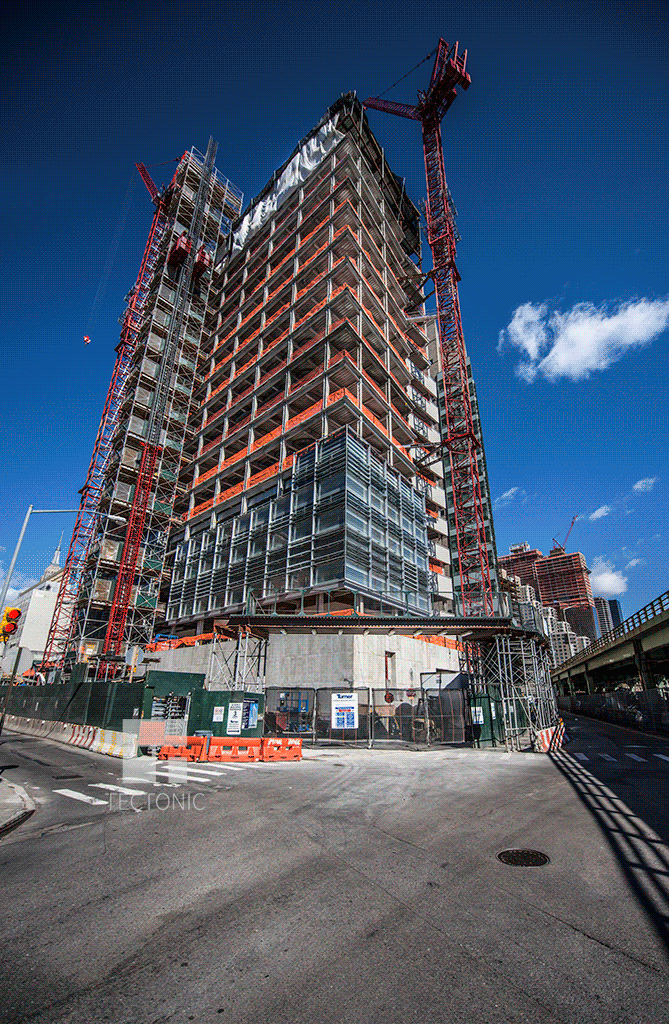 Viewed from the south along the FDR Drive