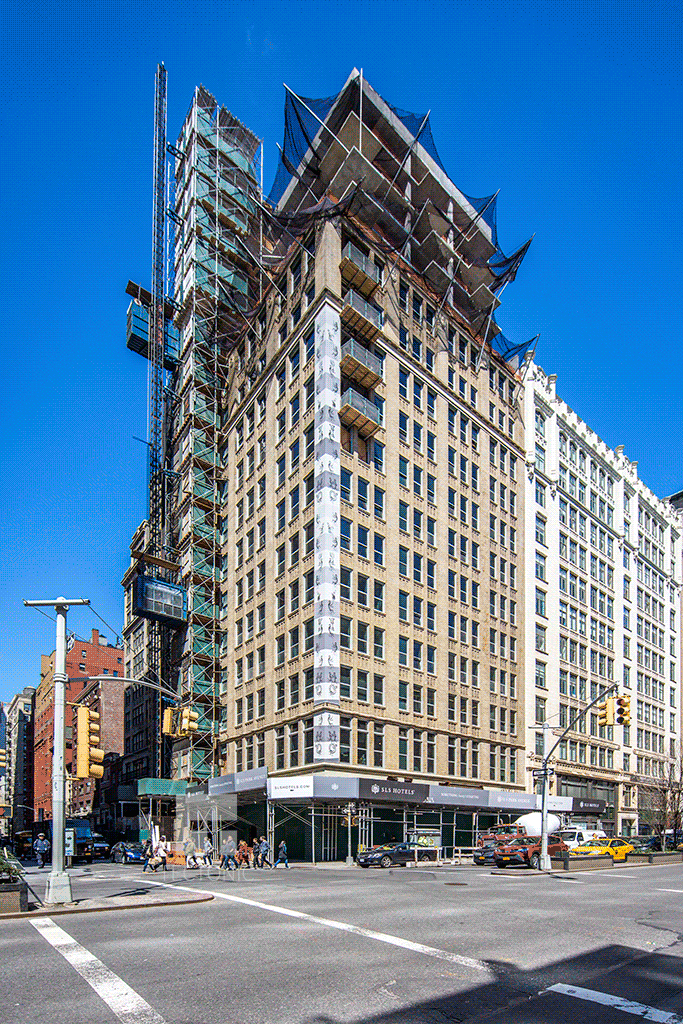 Viewed along Park Avenue South