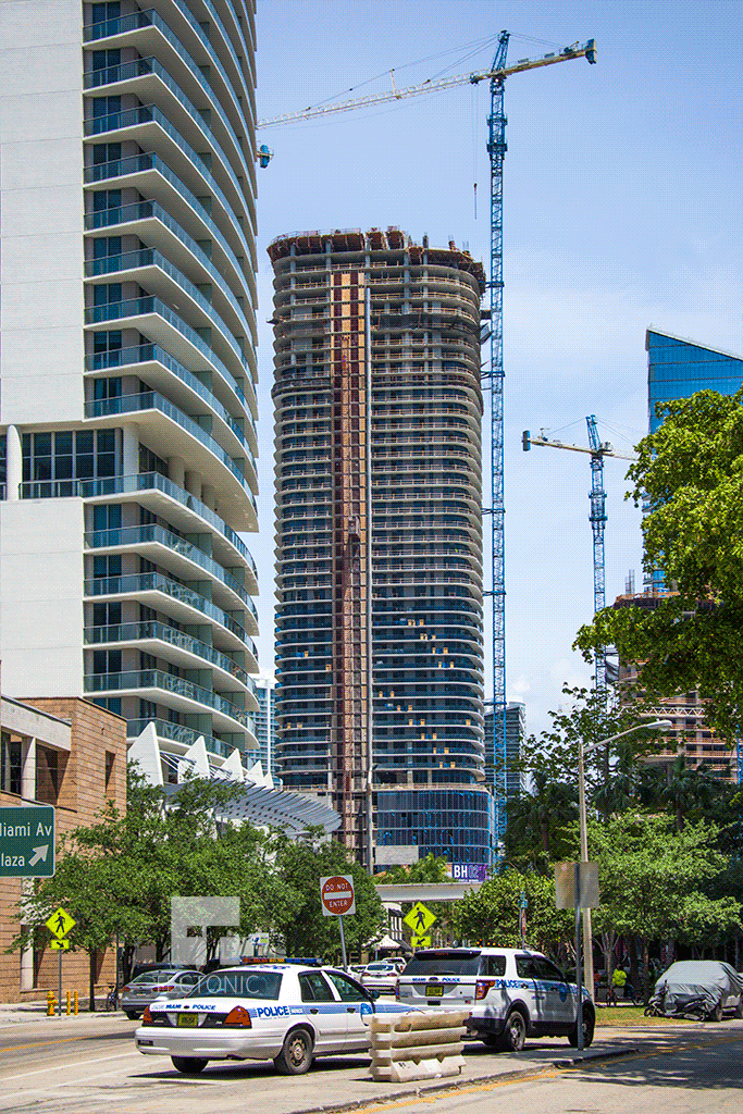 East tower from the south