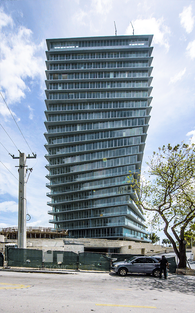 South tower from the west