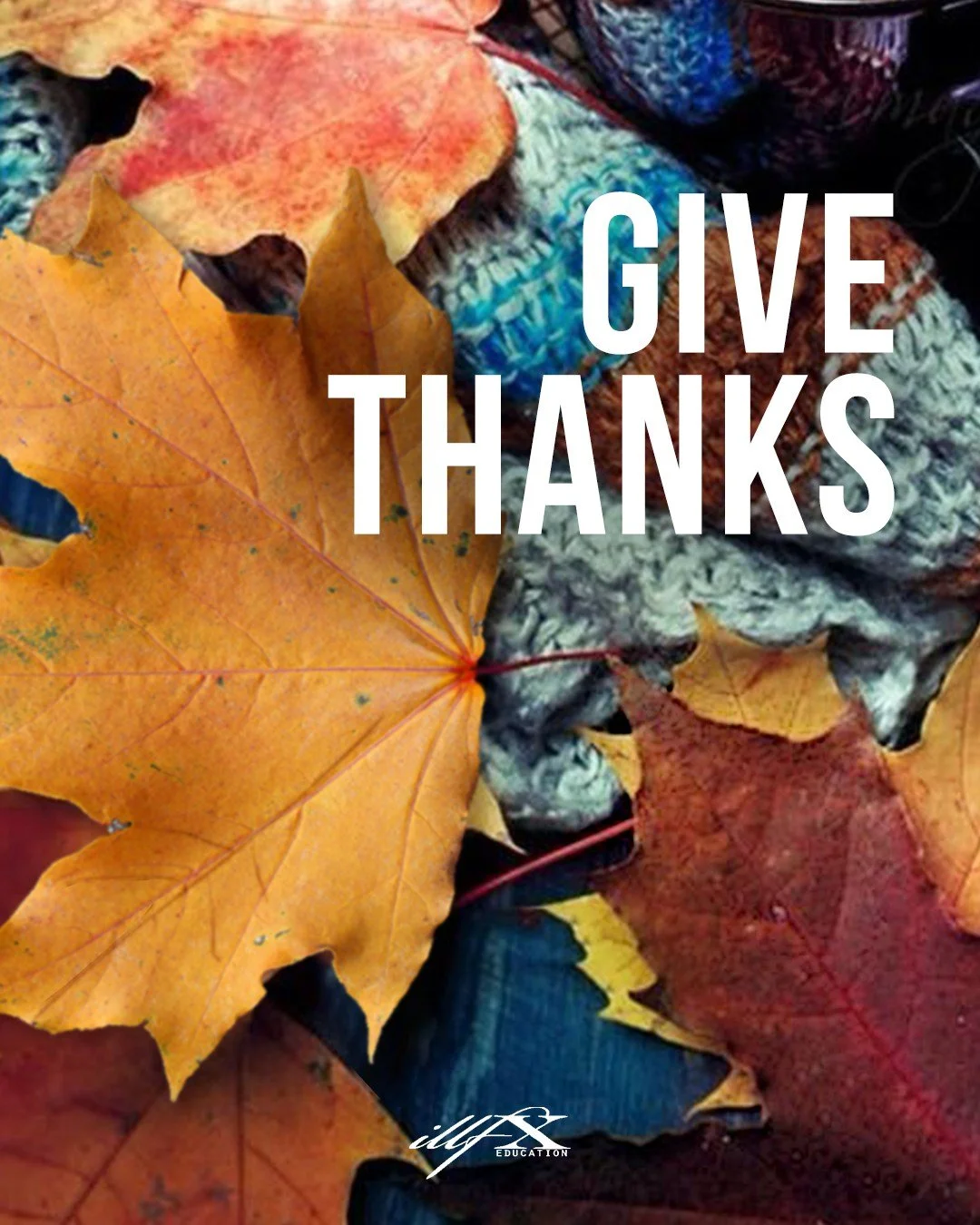 🍂 Happy Thanksgiving

We are so grateful for our illFX Family! 

Hope you are having a wonderful long weekend with those you are thankful for!

#happythankgiving #canadianthanksgiving #givethanks #illfxeducation #yycdancestudio