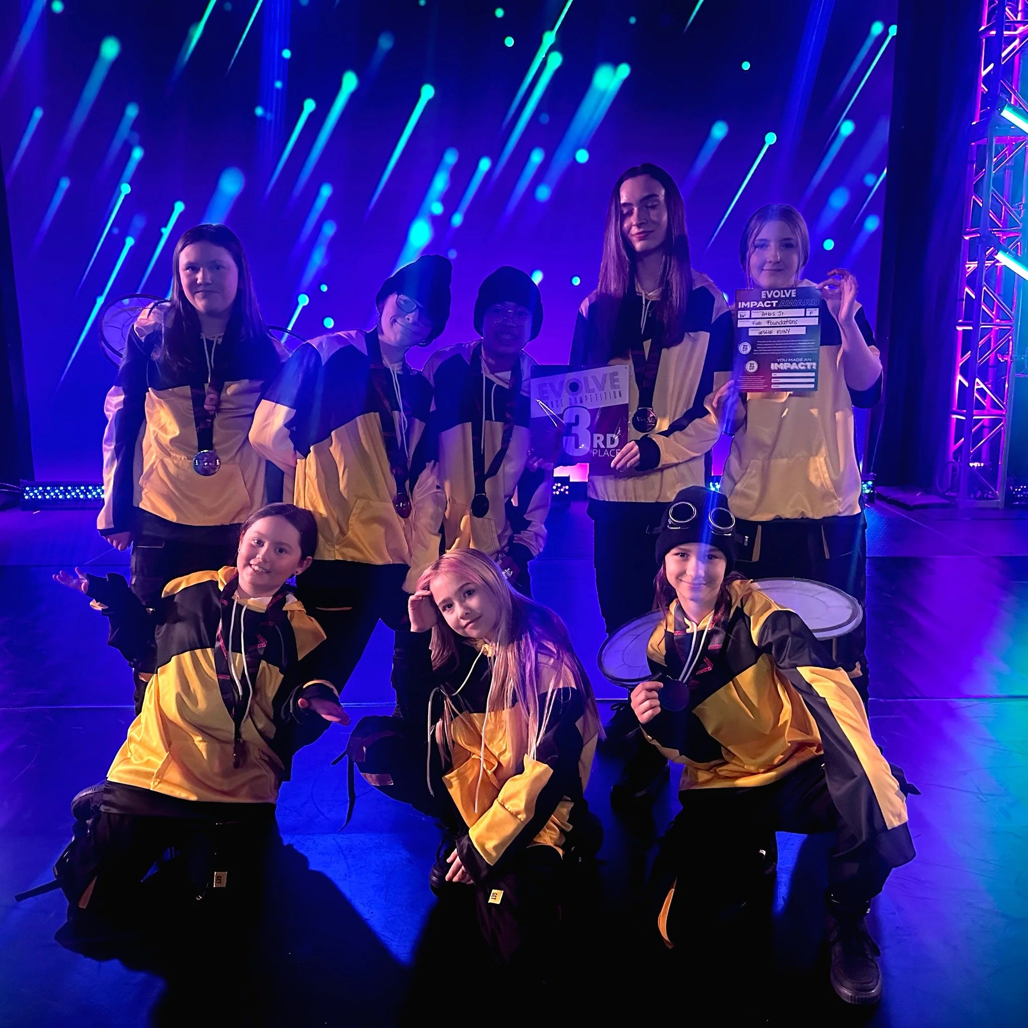 :: EVOLVE Recap 

Thanks to Evolve for an awesome event! We&rsquo;re so proud of all our dancers and choreographers!

H I G H L I G H T S
Solos/Duets :: 6 - 1st | 3 - 2nd | 3 - 3rd
Crews :: 4 - 1st | 2 - 2nd | 1 - 3rd

O V E R A L L 
1st Overall | 𝘒