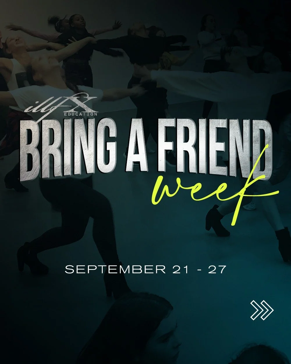 &bull; 𝘽𝙧𝙞𝙣𝙜 𝘼 𝙁𝙧𝙞𝙚𝙣𝙙 𝙒𝙚𝙚𝙠 �
Invite your friends to come check us out!

𝗦𝗲𝗽𝘁𝗲𝗺𝗯𝗲𝗿 𝟮𝟭- 𝟮𝟳 
�FREE CLASSES
�DJD Dance Centre
(unless otherwise specified) �
➡️ Swipe for full schedule
�
Click the "Learn More" link i