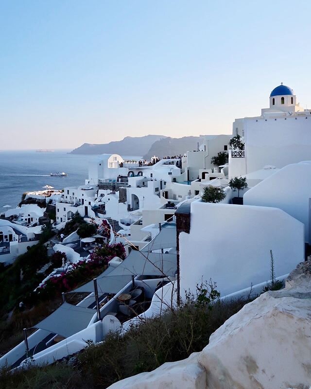 Heaven is a place on earth ✨🌏 #Santorini #Greece #Travel