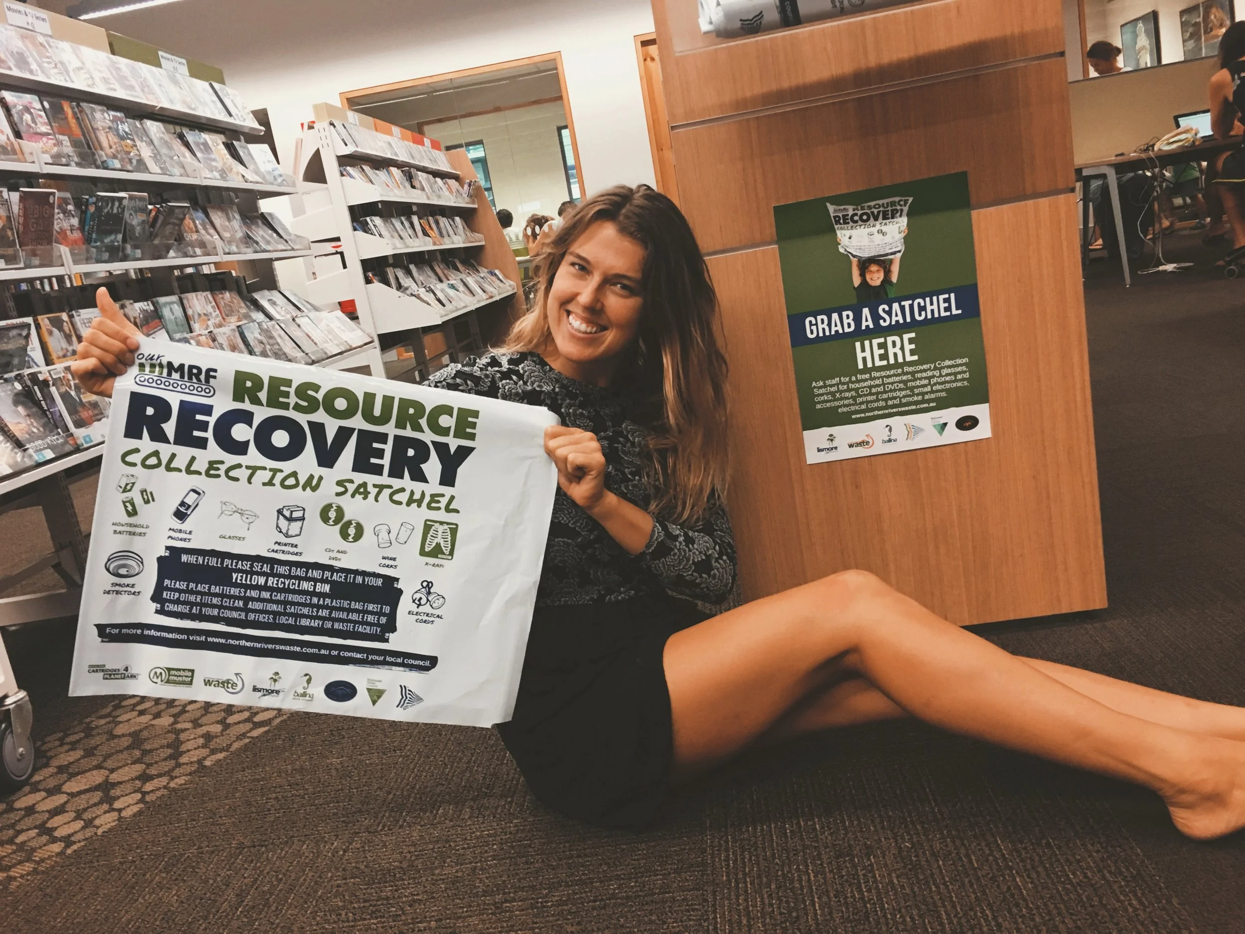 Resource Recovery Satchel available at the Library.