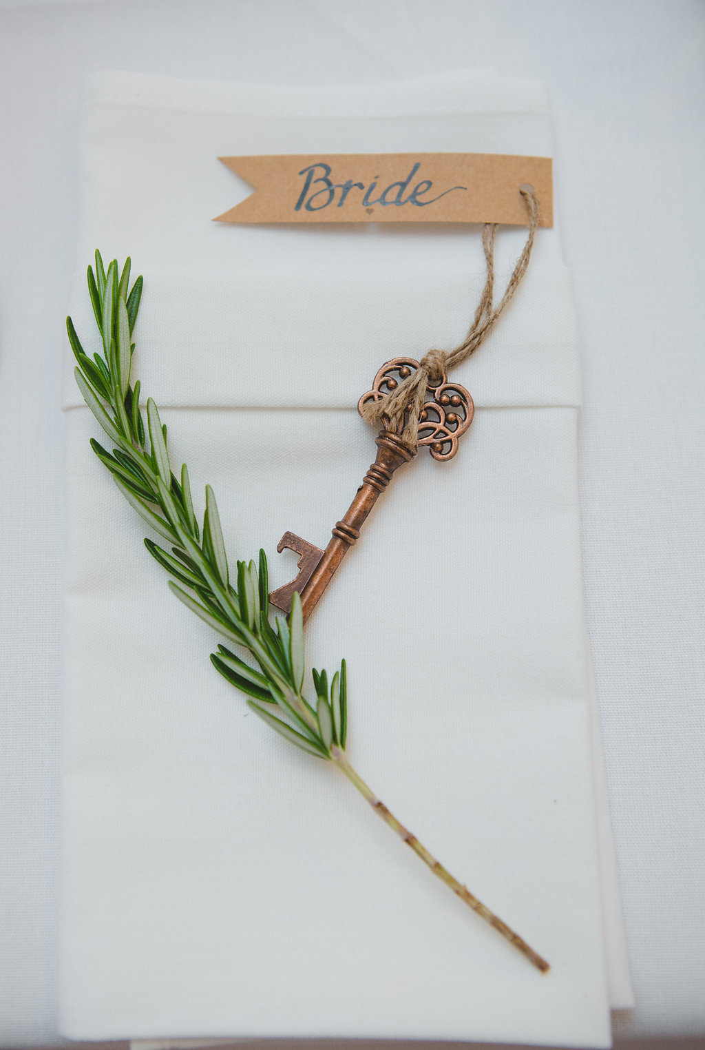 Our calligraphy on tags supplied by the client