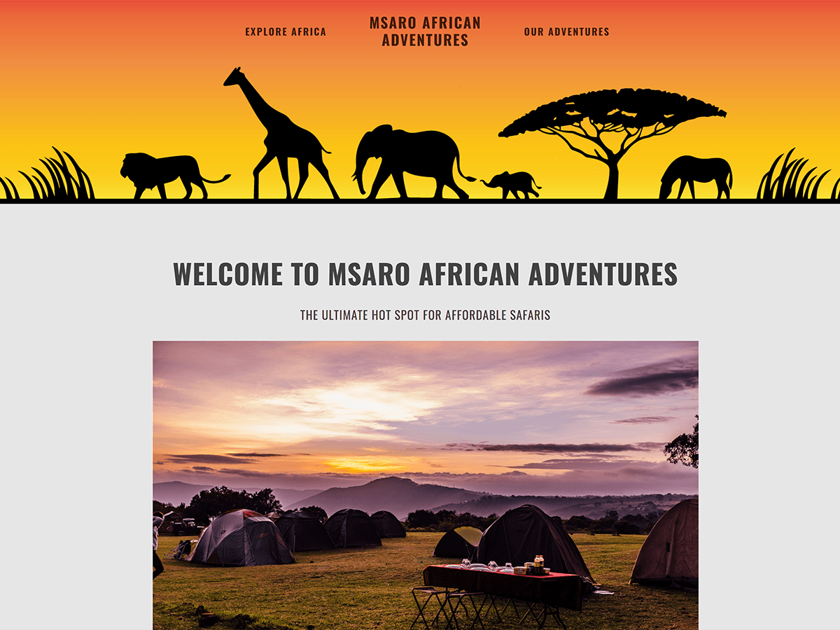 Msaro African Adventures