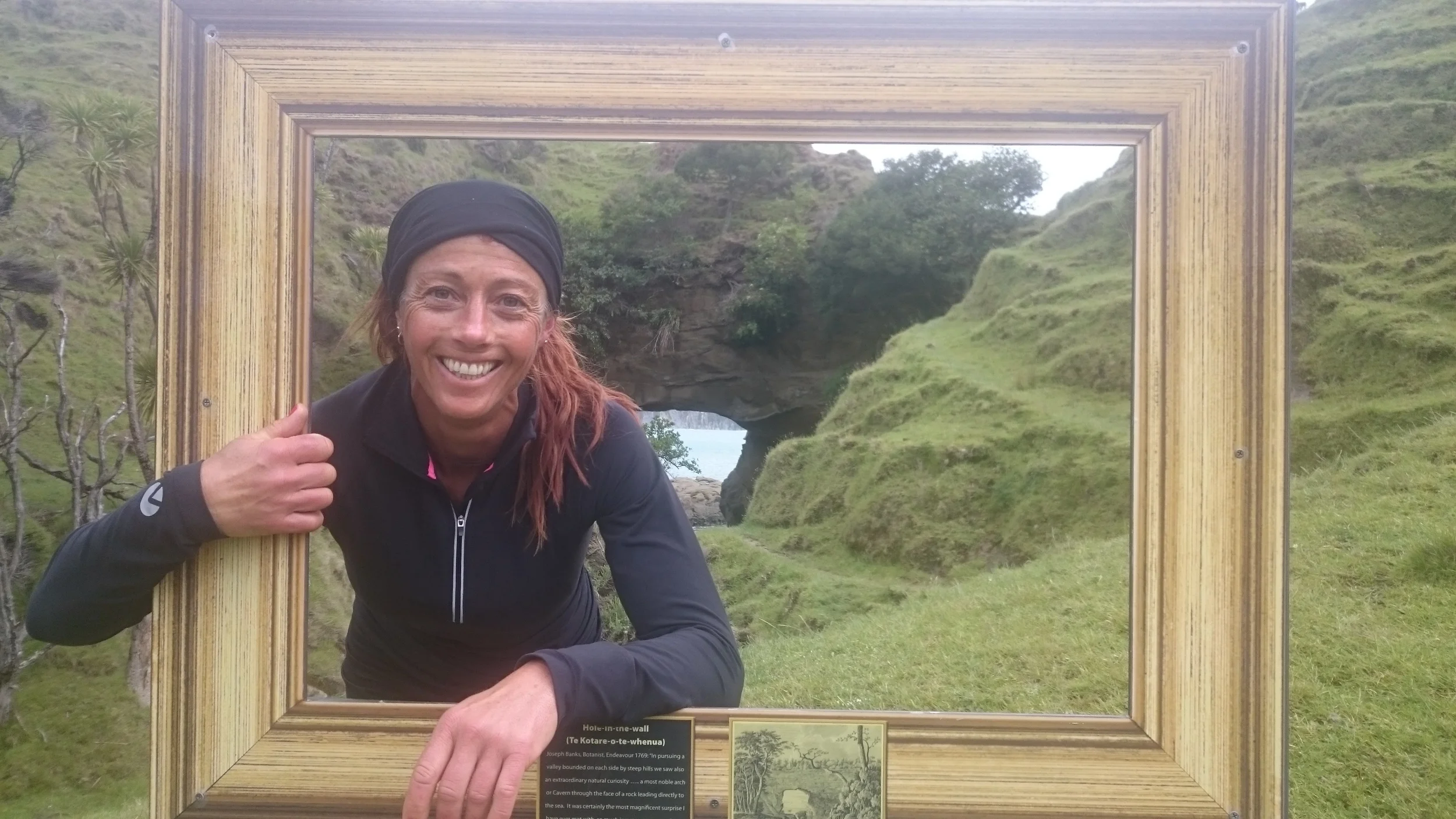 Hole in the rock at Cooks Cove