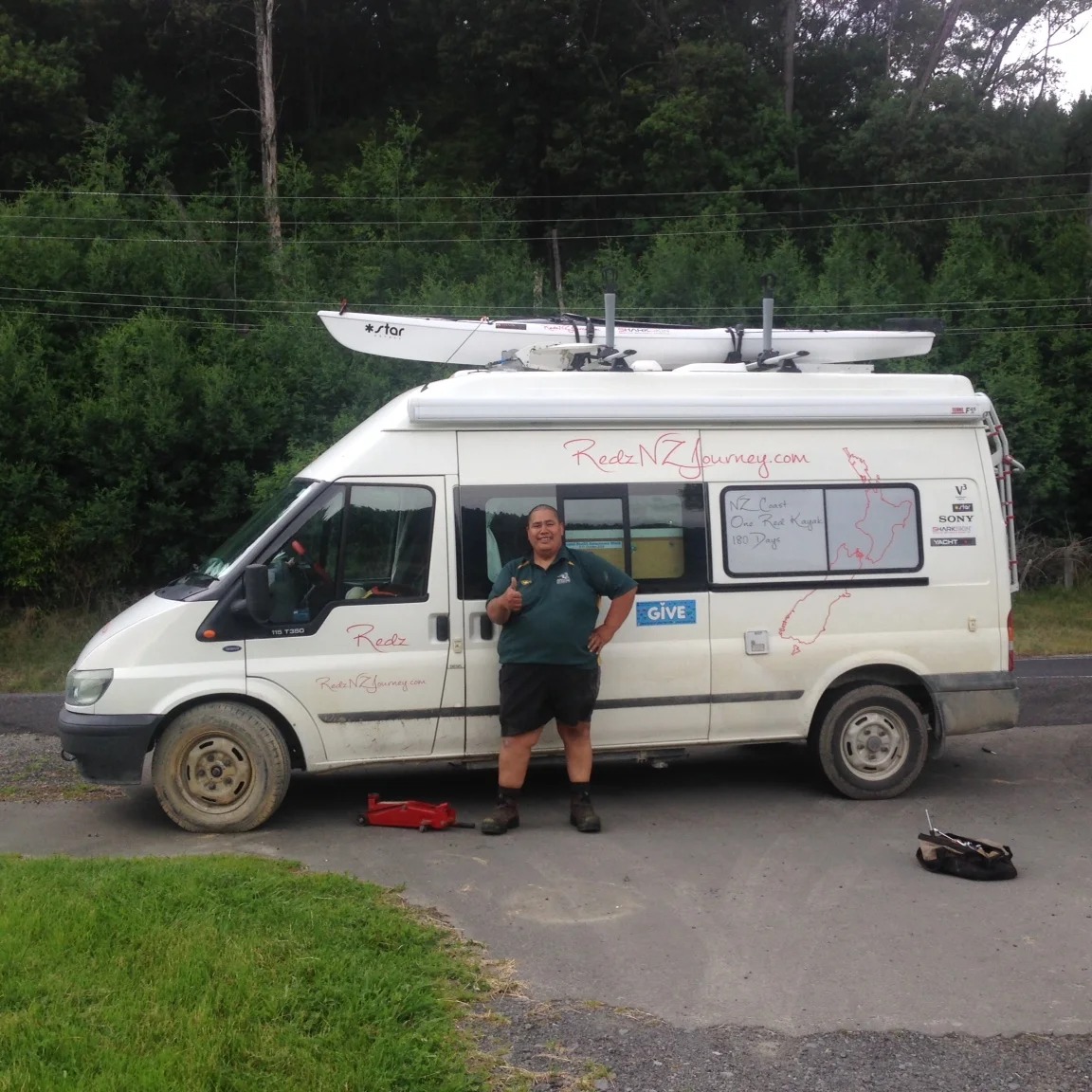 Reg's helper Hamarly. THANK YOU from everyone on Redz NZ Journey