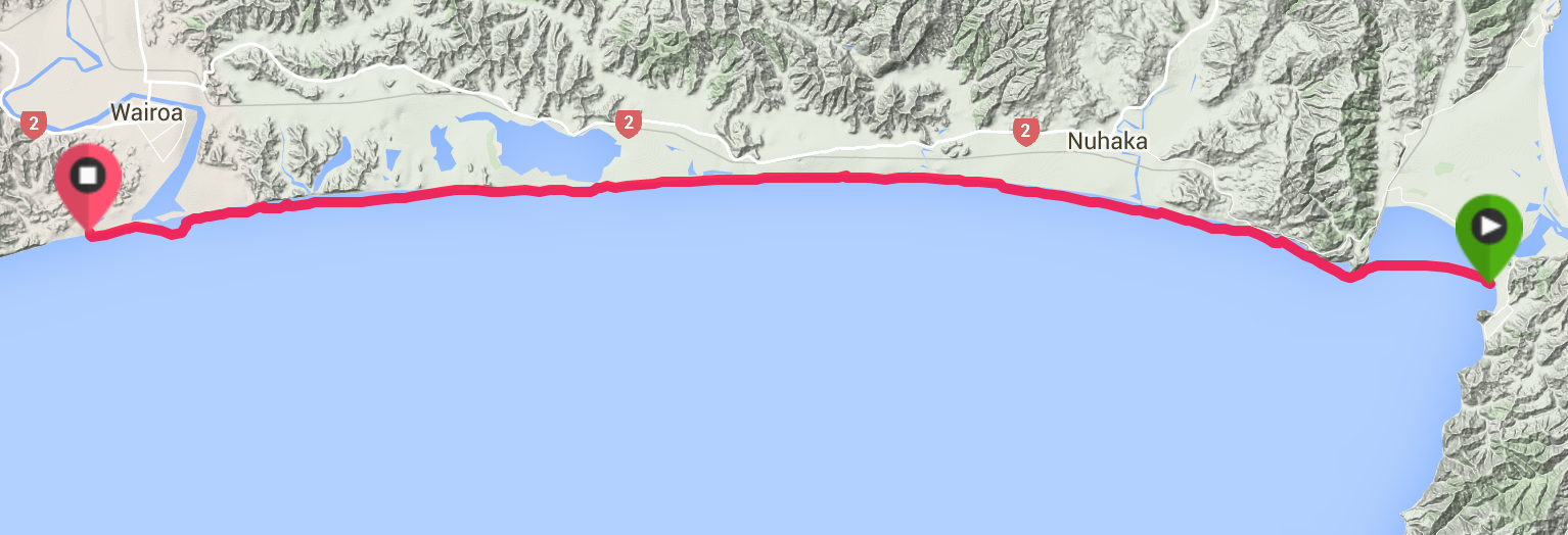 Distance: 44.7km Time: 8:04:05 Avg Speed: 5.5kph Calories: 1775