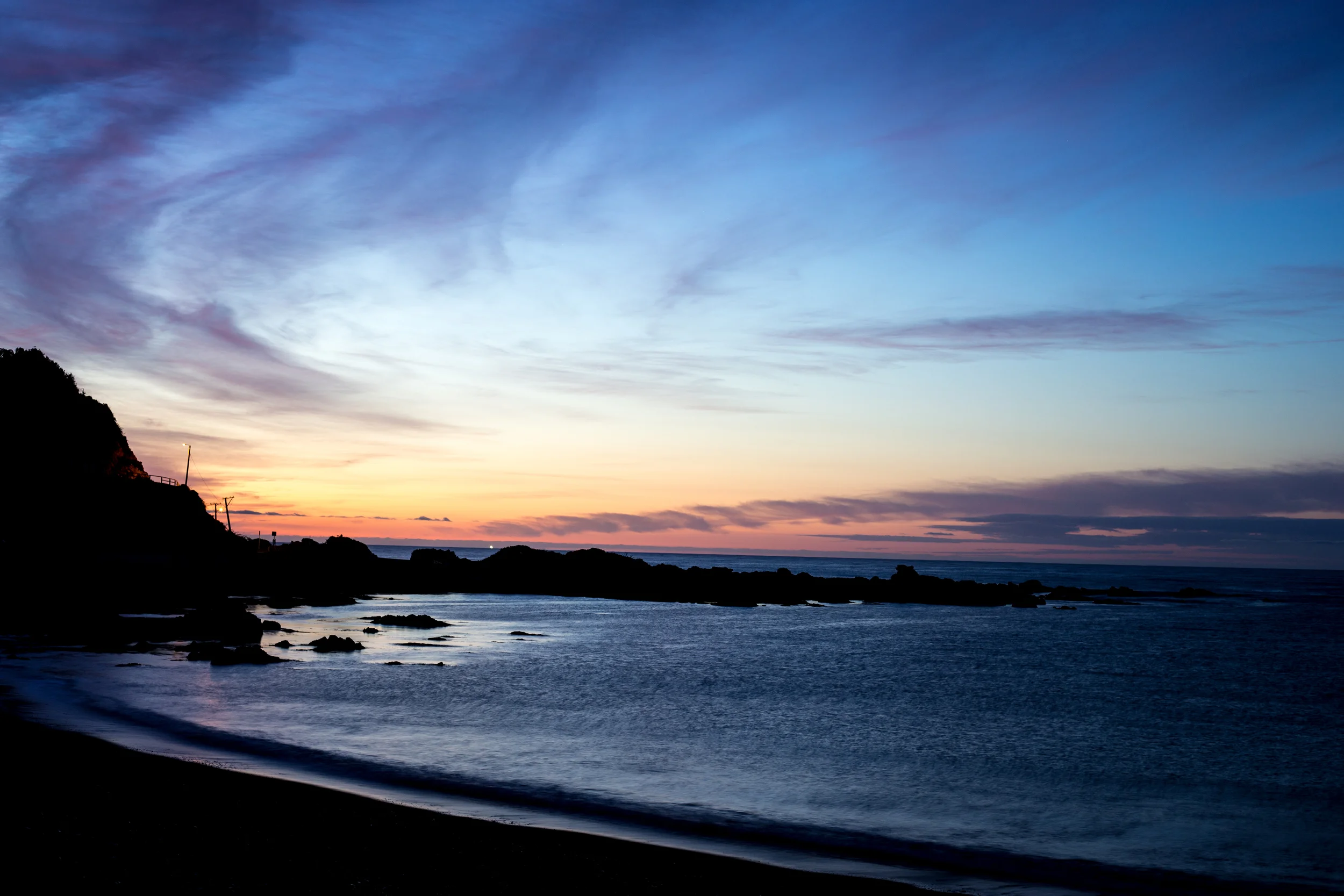 Owhiro Bay at Sunrise