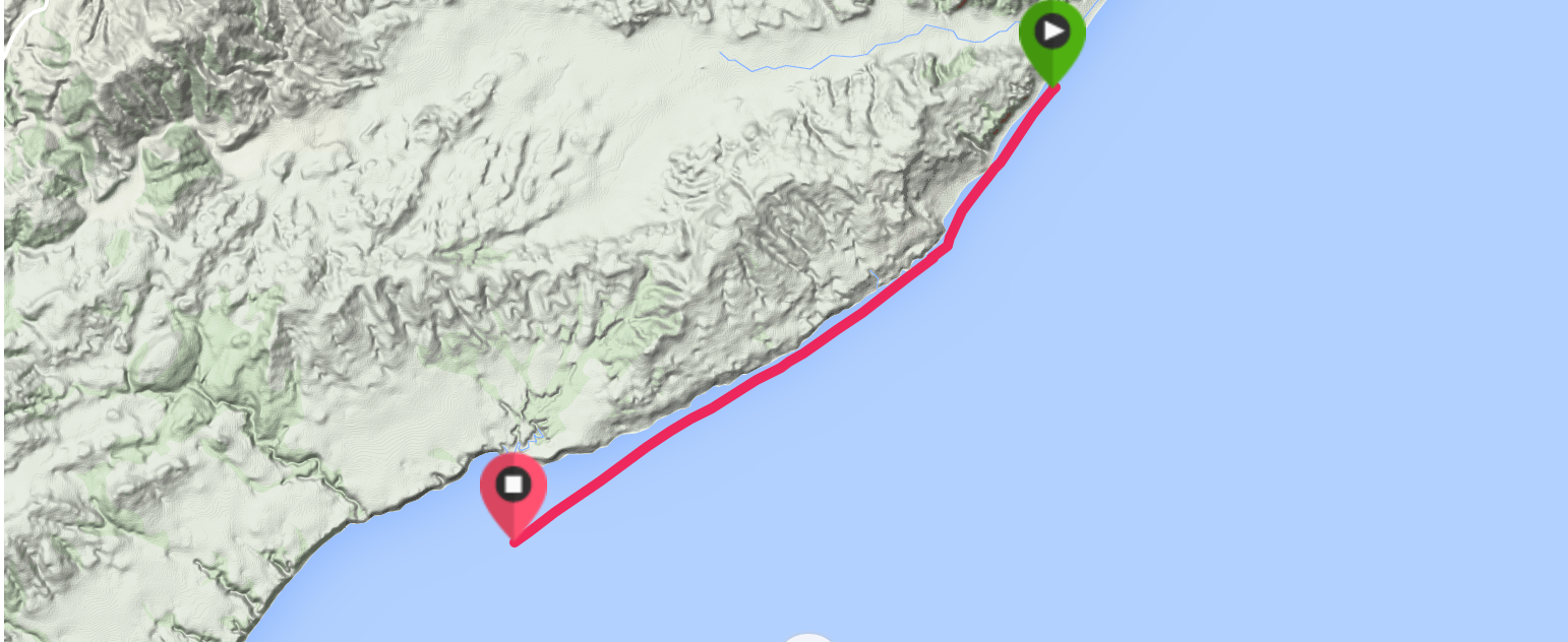 Distance: 10.02 km Time: 1 :30 :27 Avg Speed: 6.6kph Calories: 461
