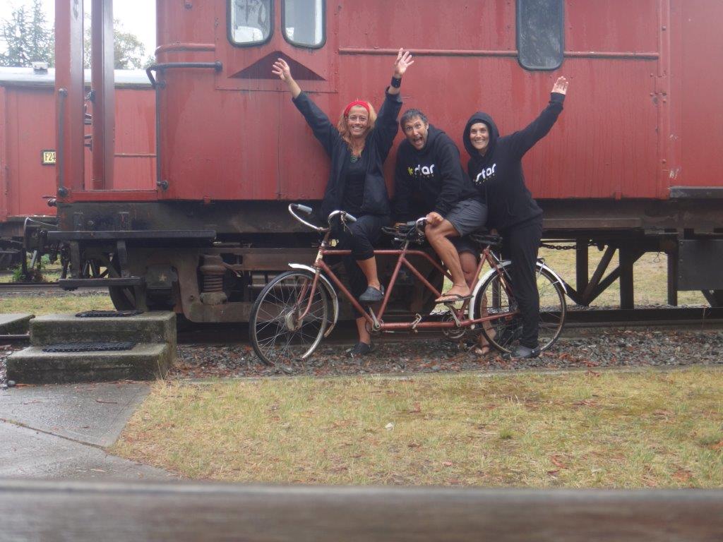 A bicycle for three!