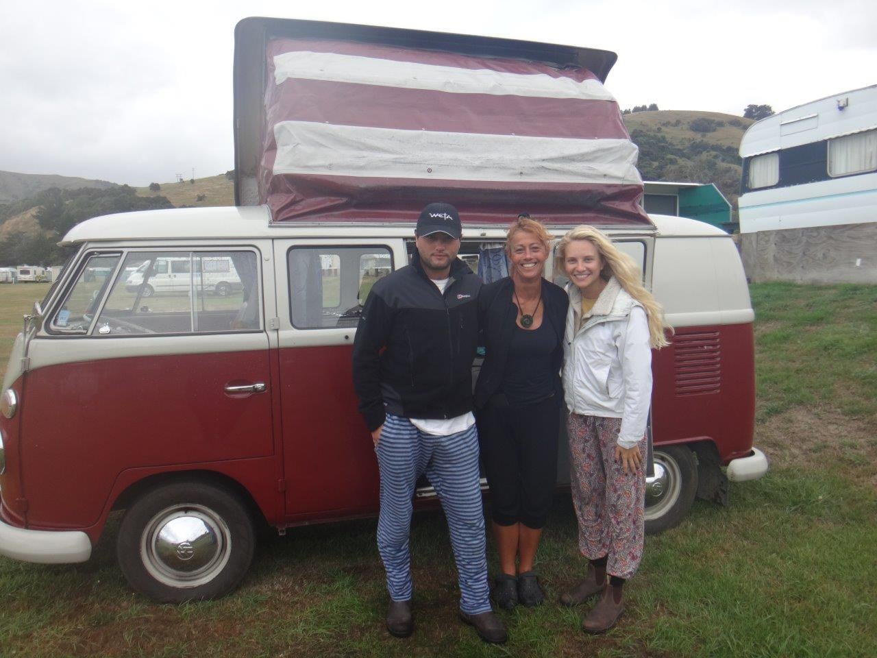 Ford, Red, Lena and the beaut Kombi Van
