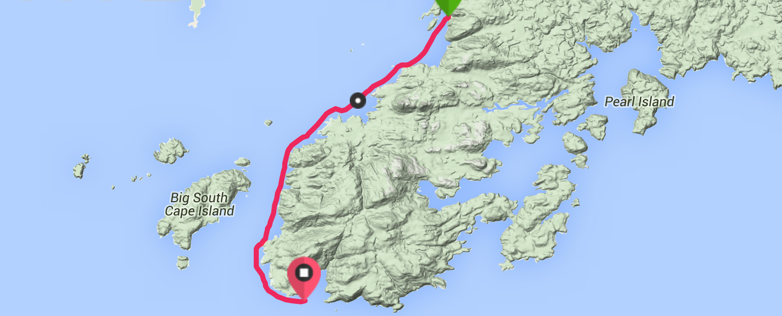 Distance: 21.06 km Time: 3 :08 :50 Avg Speed: 6.7kph Calories: 1092