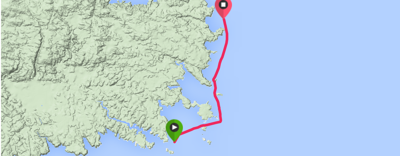 Distance: 15.97 km Time: 2 :13 :44 Avg Speed: 7.2kph Calories: 857