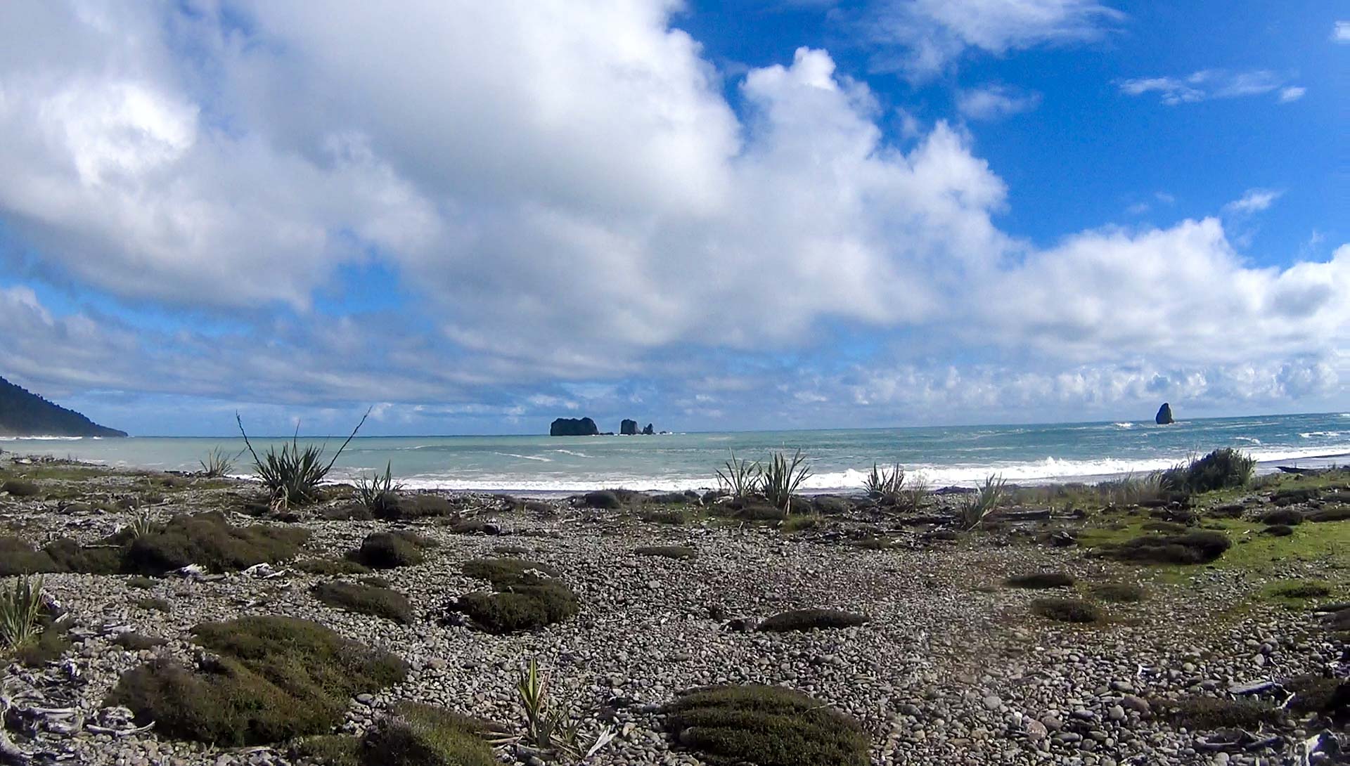 View out to Barn Islands
