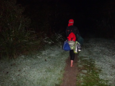 Barefoot on Heaphy Track