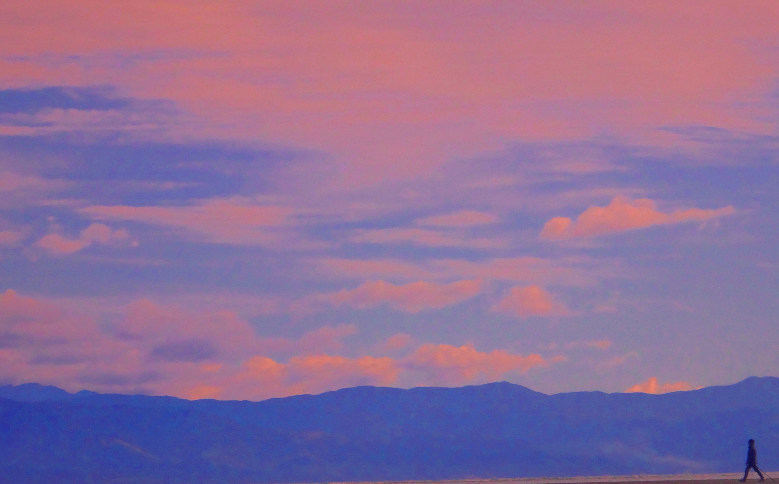 What an incredible skyline this morning. Walking on the Nelson sand spit.