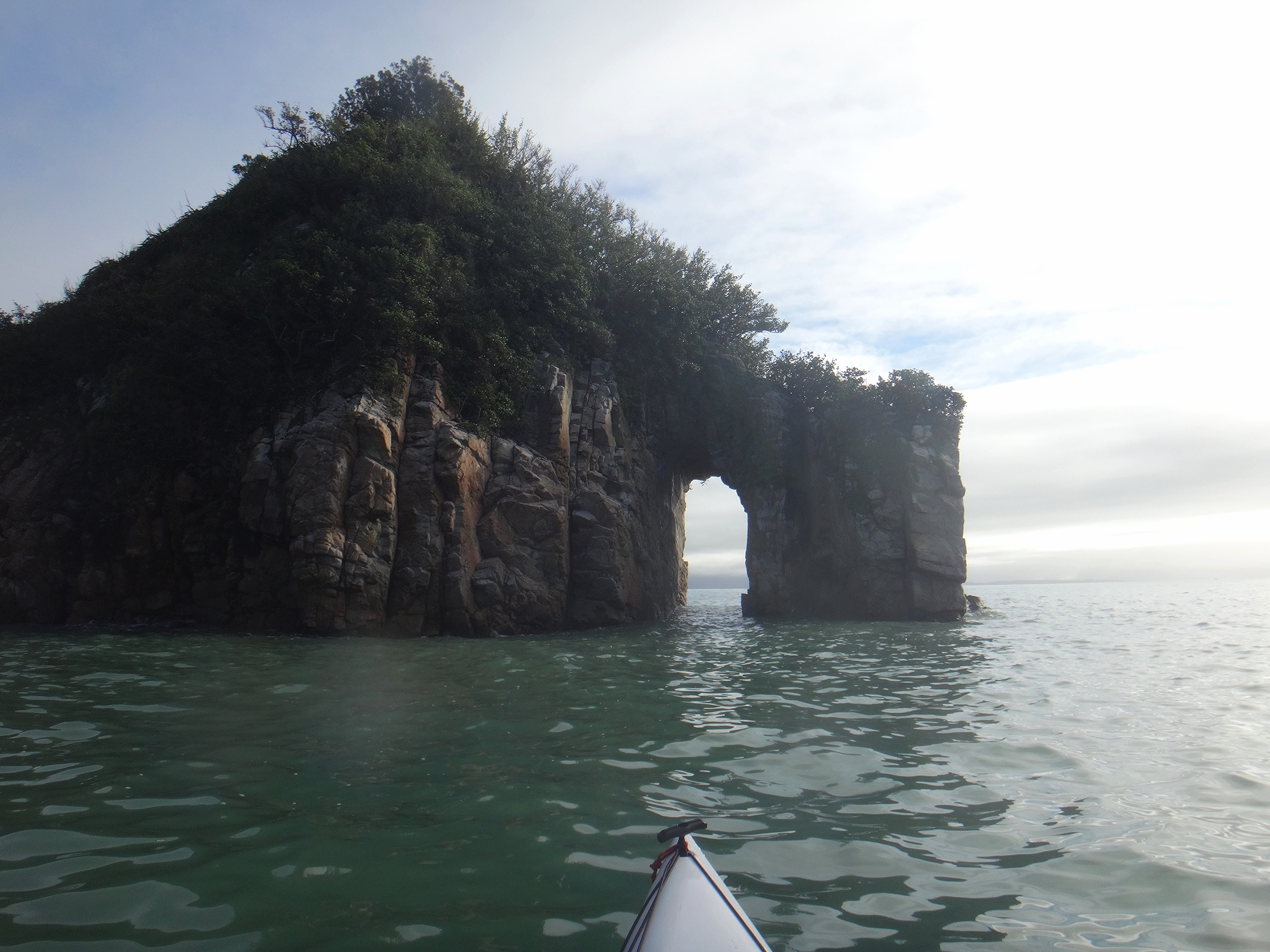 Archways are for paddling through.