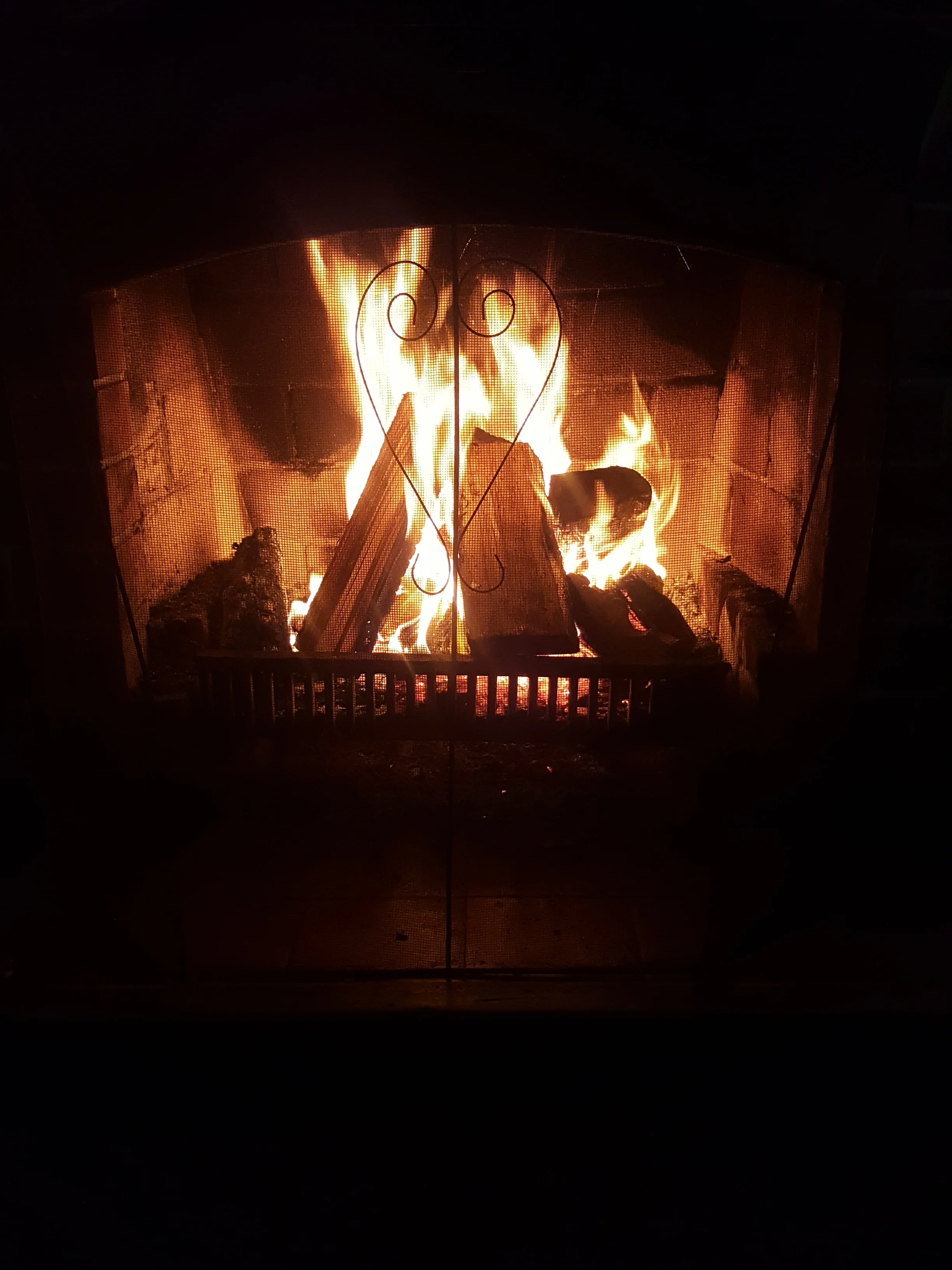 Gotta love open fires.