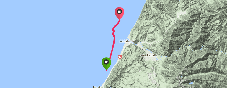 Distance: 11.32 km Time: 1:55:17 Avg Speed: 5.9 kph Calories: 540