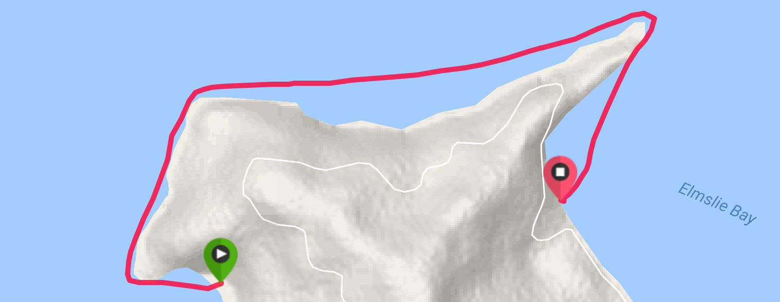 Distance: 1.72 km Time: 17:34 Avg Speed: 6.5kp h Calories: 95