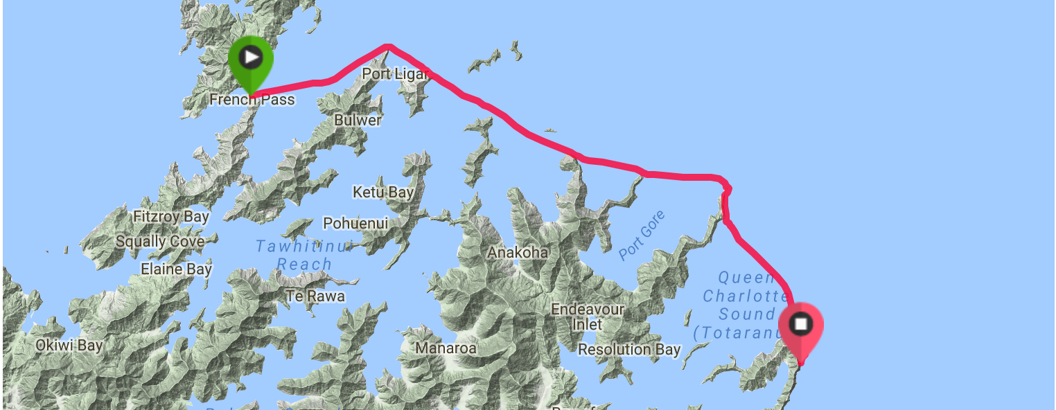 Distance: 77.00 km Time: 9:16:45 Avg Speed: 8.3 kph Calories: 3449