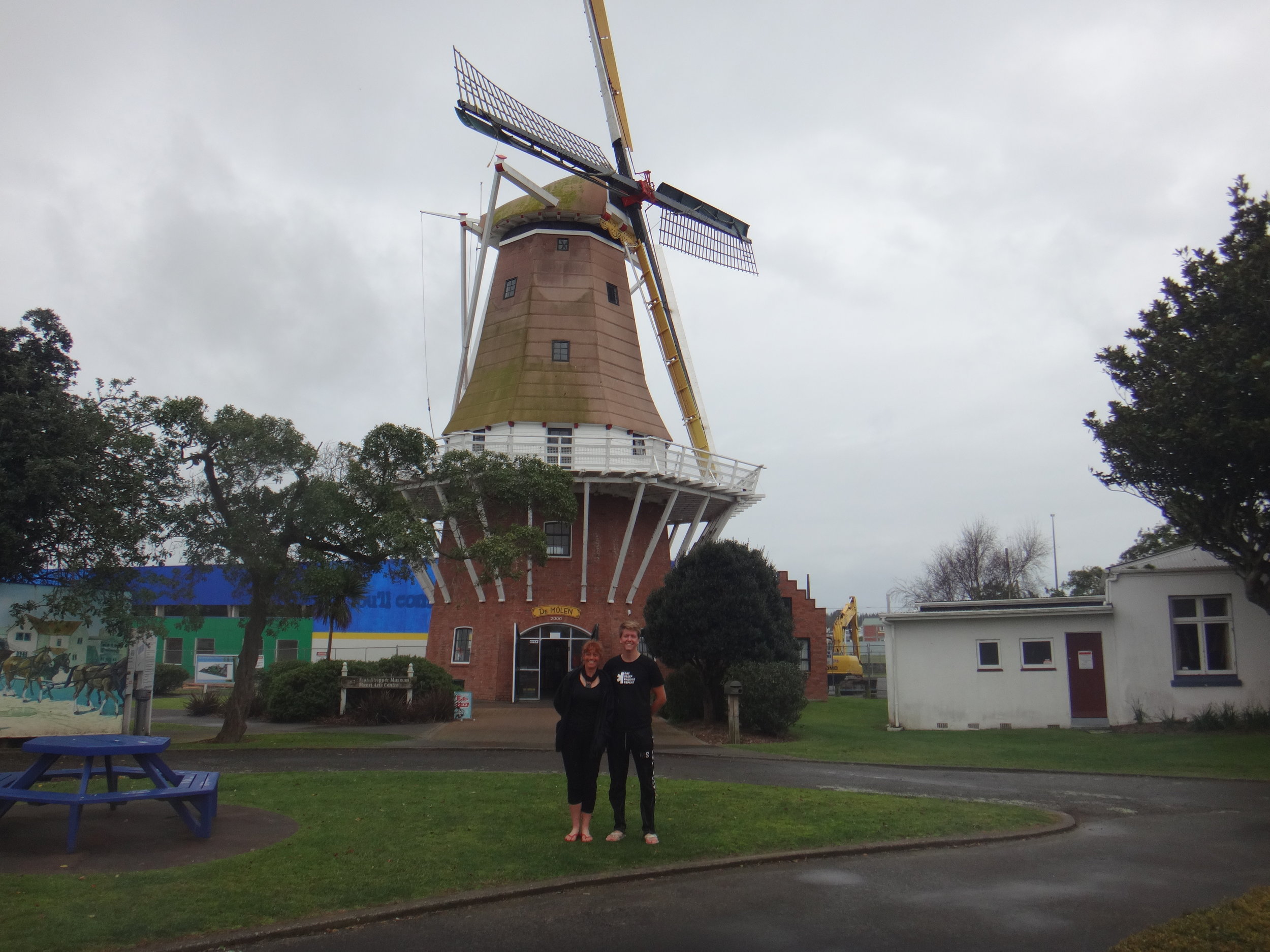 The Foxton windmill.