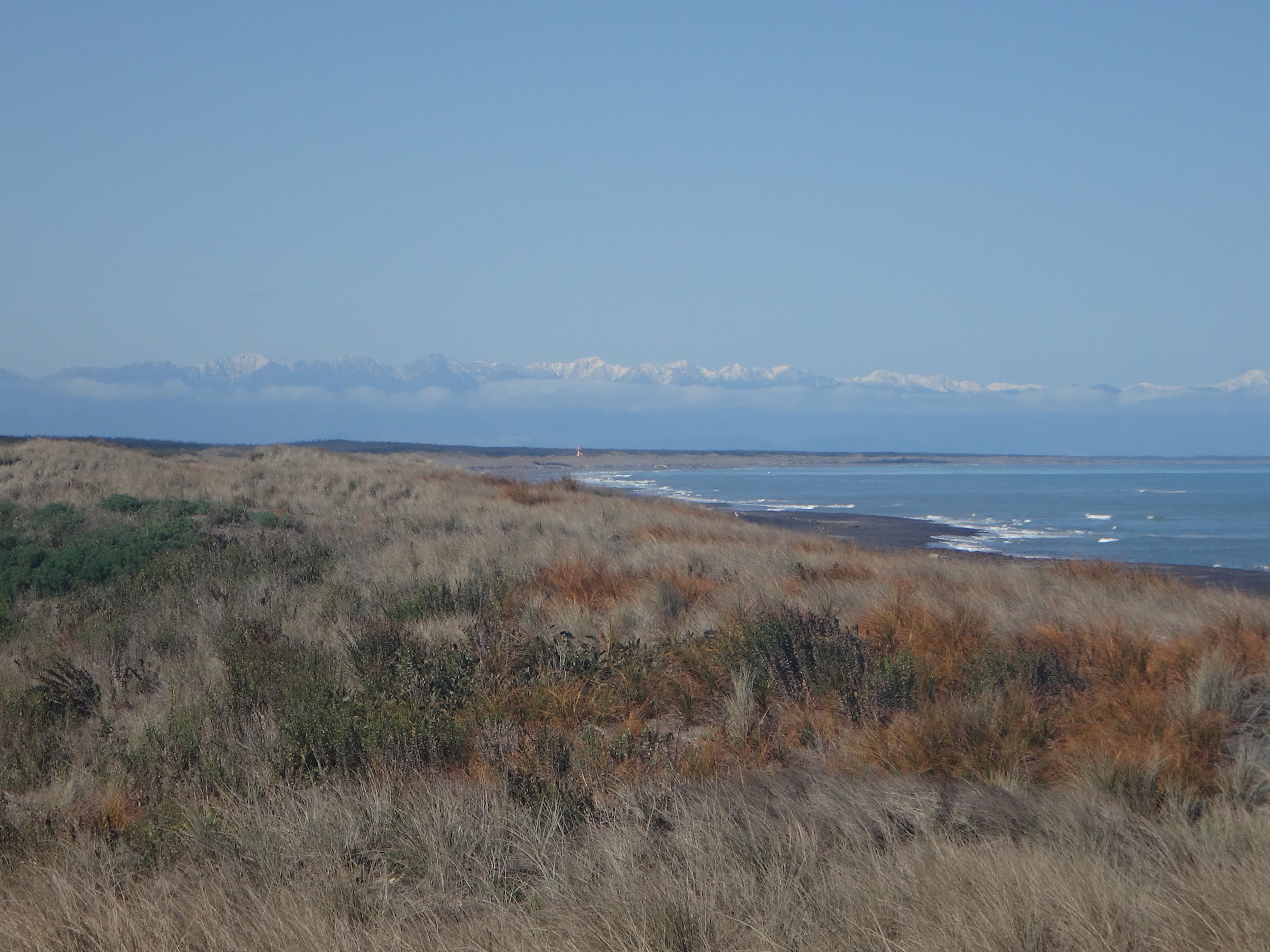 The other snow-clad ranges.