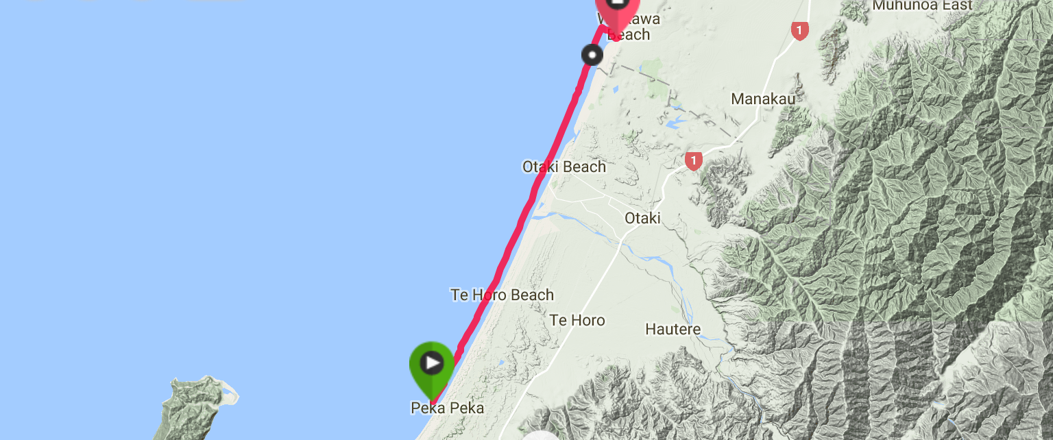 Distance: 18.90 km Time: 2:52:03 Avg Speed: 6.6 kph Calories: 1034