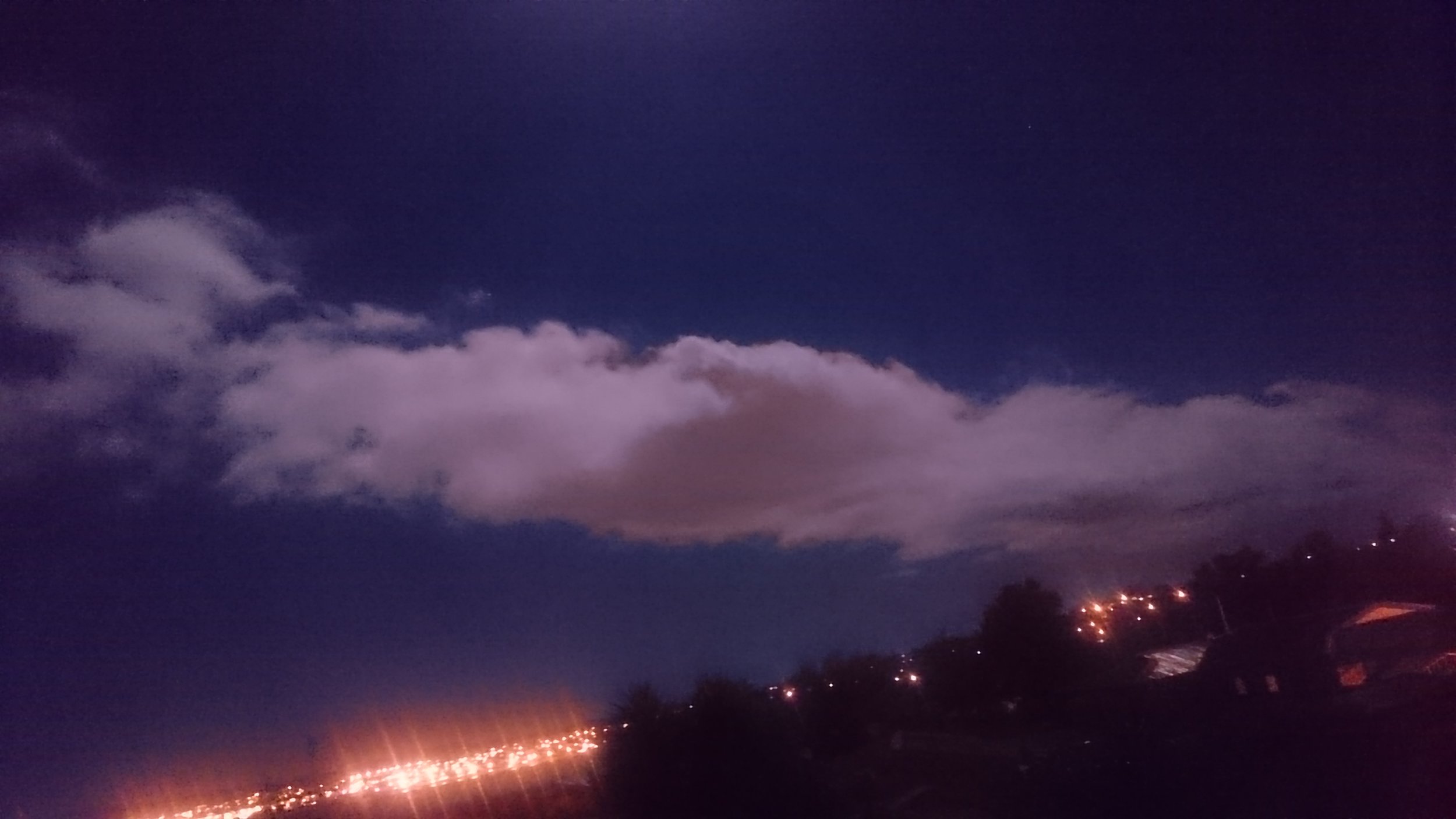 Night sky.