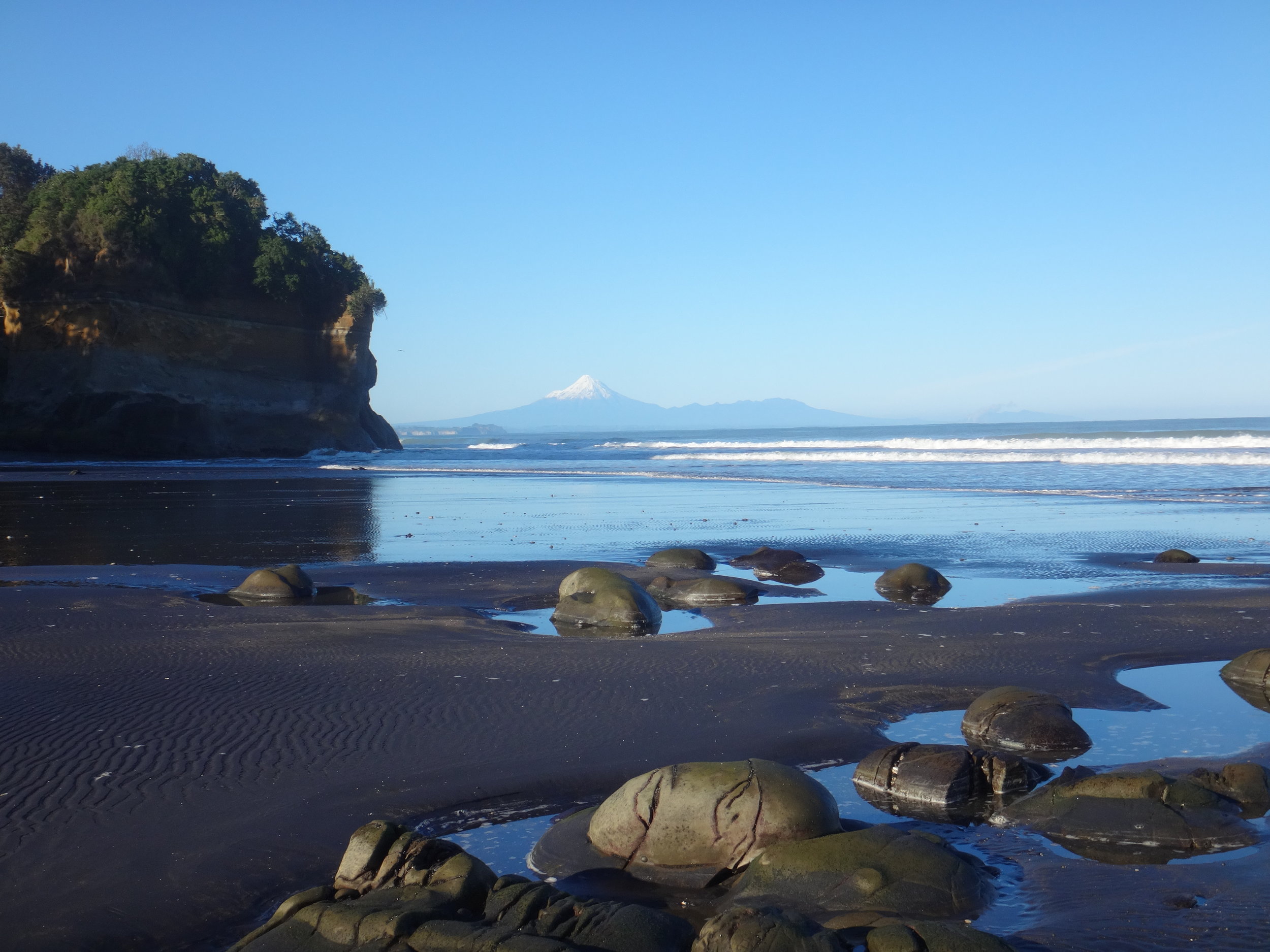 Blue-bird day at Rapanui Stream.
