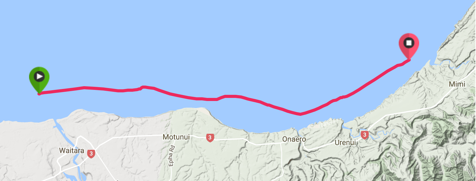Distance: 15.91 km Time: 2:39:32 Avg Speed: 5.7 kph Calories: 961