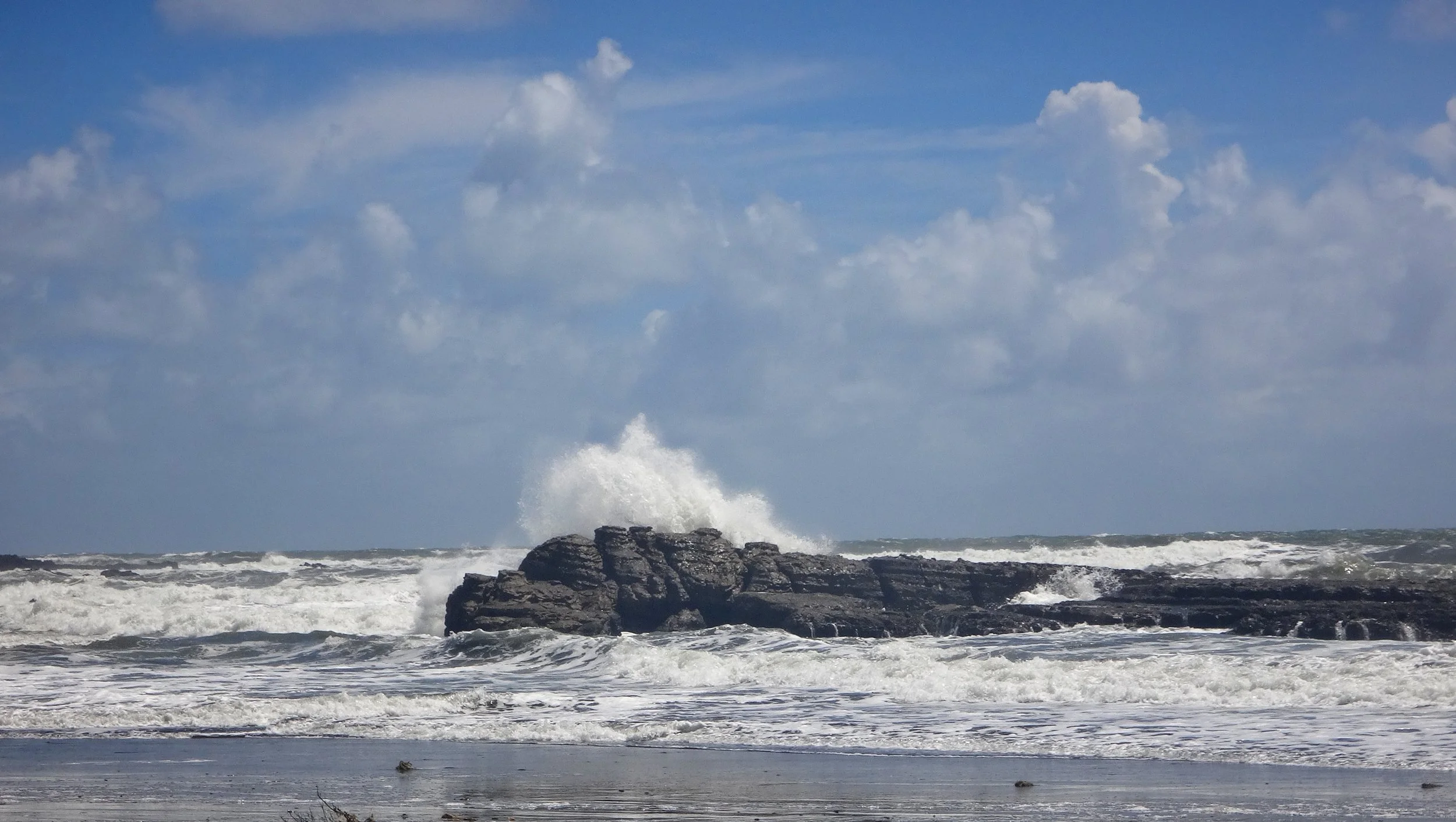 Stormy west coast beaches. You have to love them.