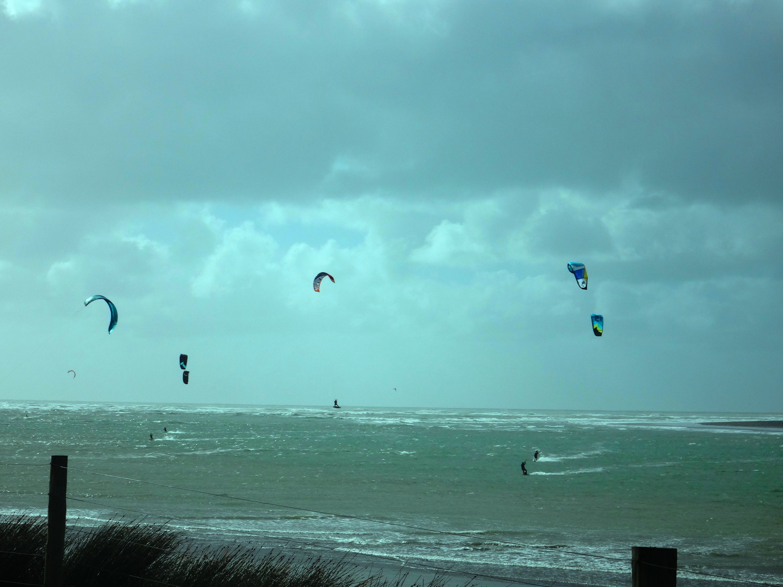 Kite surfing gurus.