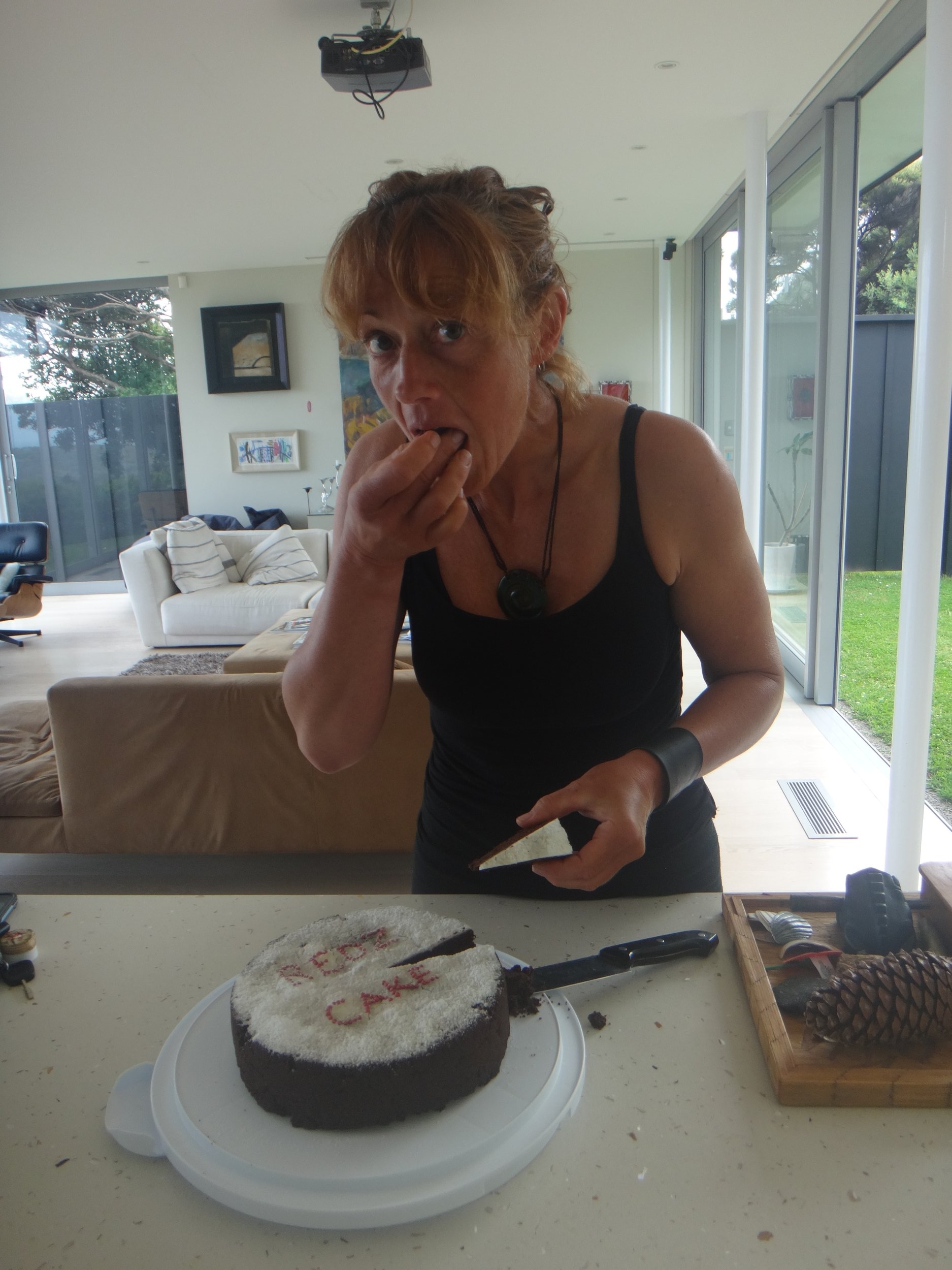 Yummy cake. (Thank you Michelle.)