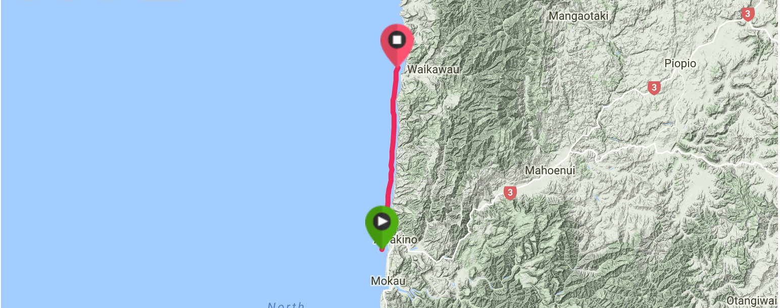 Distance: 22.00 km Time: 2:58:34 Avg Speed: 7.4 kph Calories: 1377