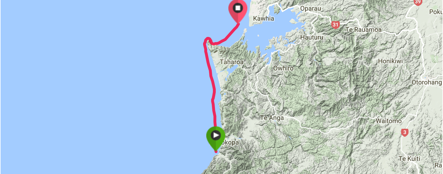 Distance: 33.72 km Time: 5:04:36 Avg Speed: 6.6 kph Calories: 1745