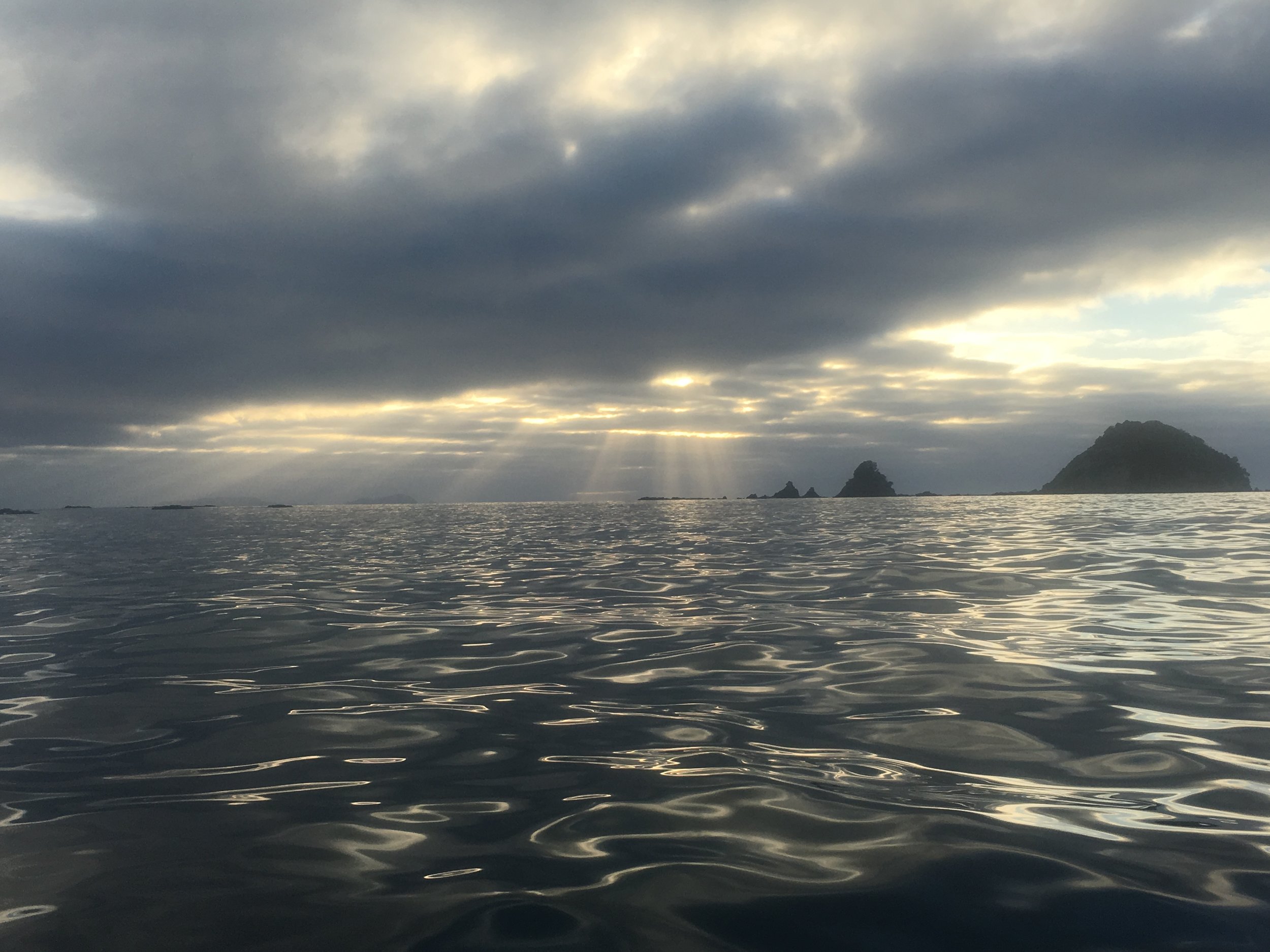 Pre sun-up in Bland Bay.