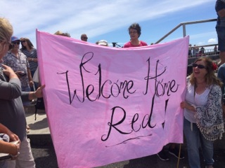 An amazing welcome.