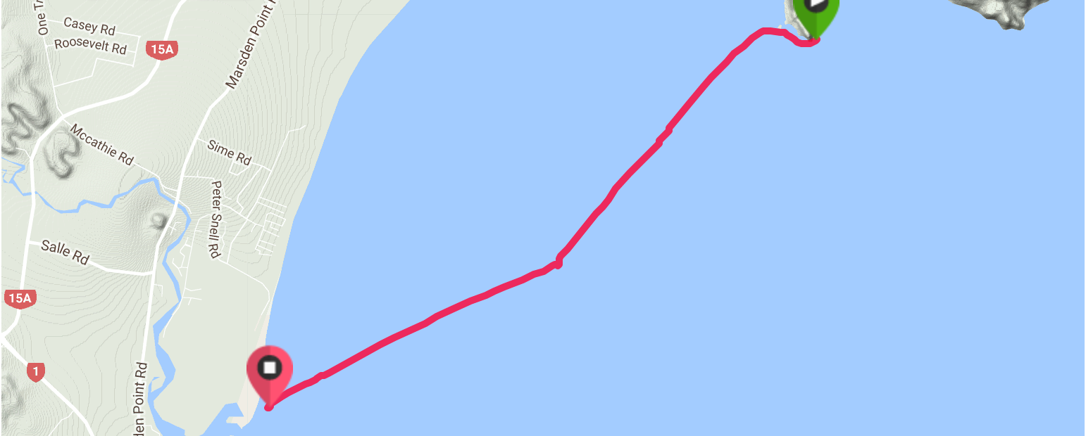 Distance: 7.7 km Time: 1:30:37 Avg Speed: 5.1 kph Calories: 346