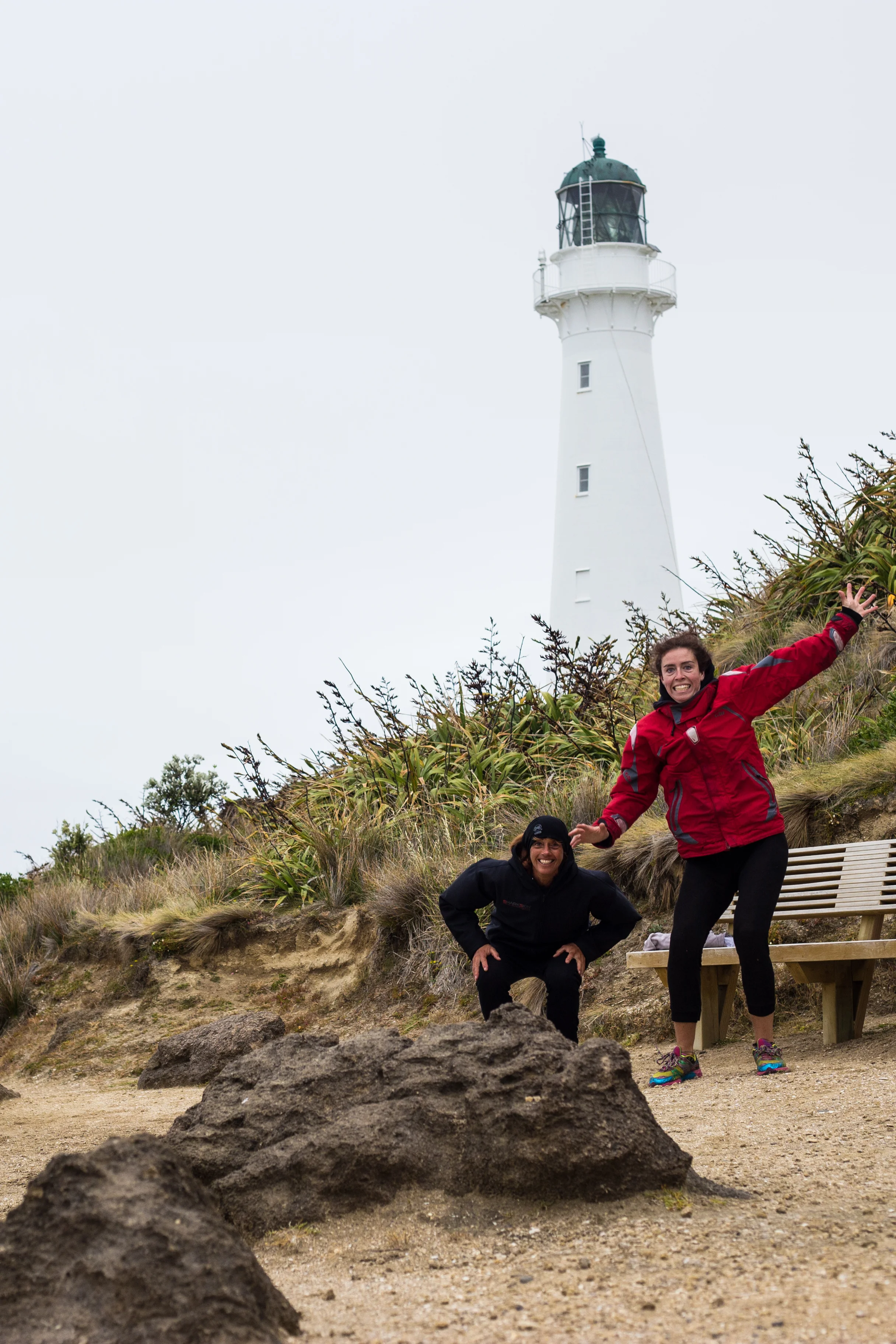 Crazy winds & Crazy fun times with Nat- Castle Point