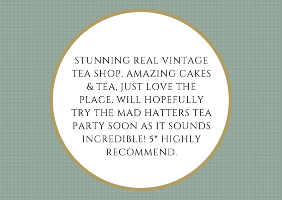 Vintage tea shop review