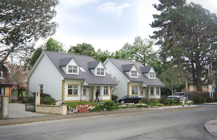 Two Detached Villas, Old Coach Road, East Kilbride click on thumbnail to view larger image