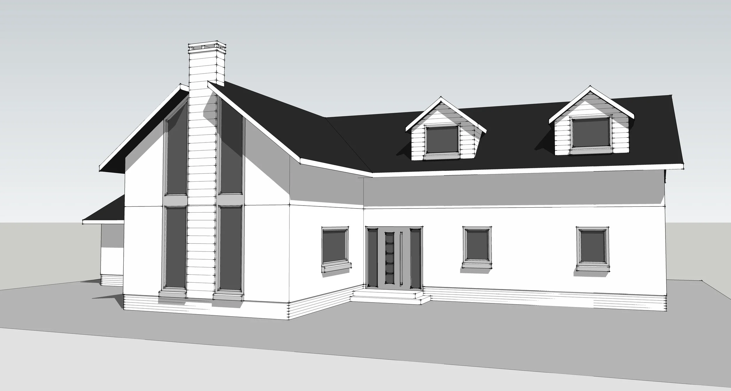 Ashfield, Bridge of Weir_House Type 2 Front.jpg