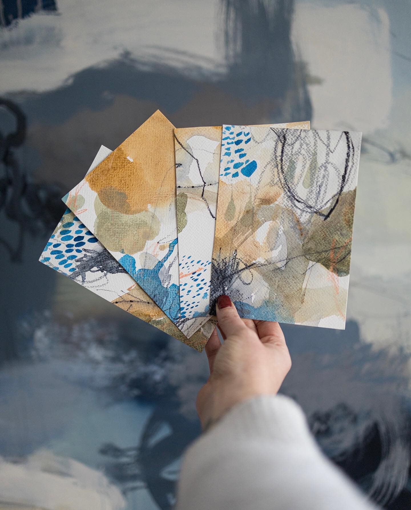 From little things big things grow. Over the years I&rsquo;ve built the habit of creating studies. Abstract studies, colour studies, leaf studies, texture studies &hellip; they are all pieces of the puzzle. They help me resolve paintings with their h