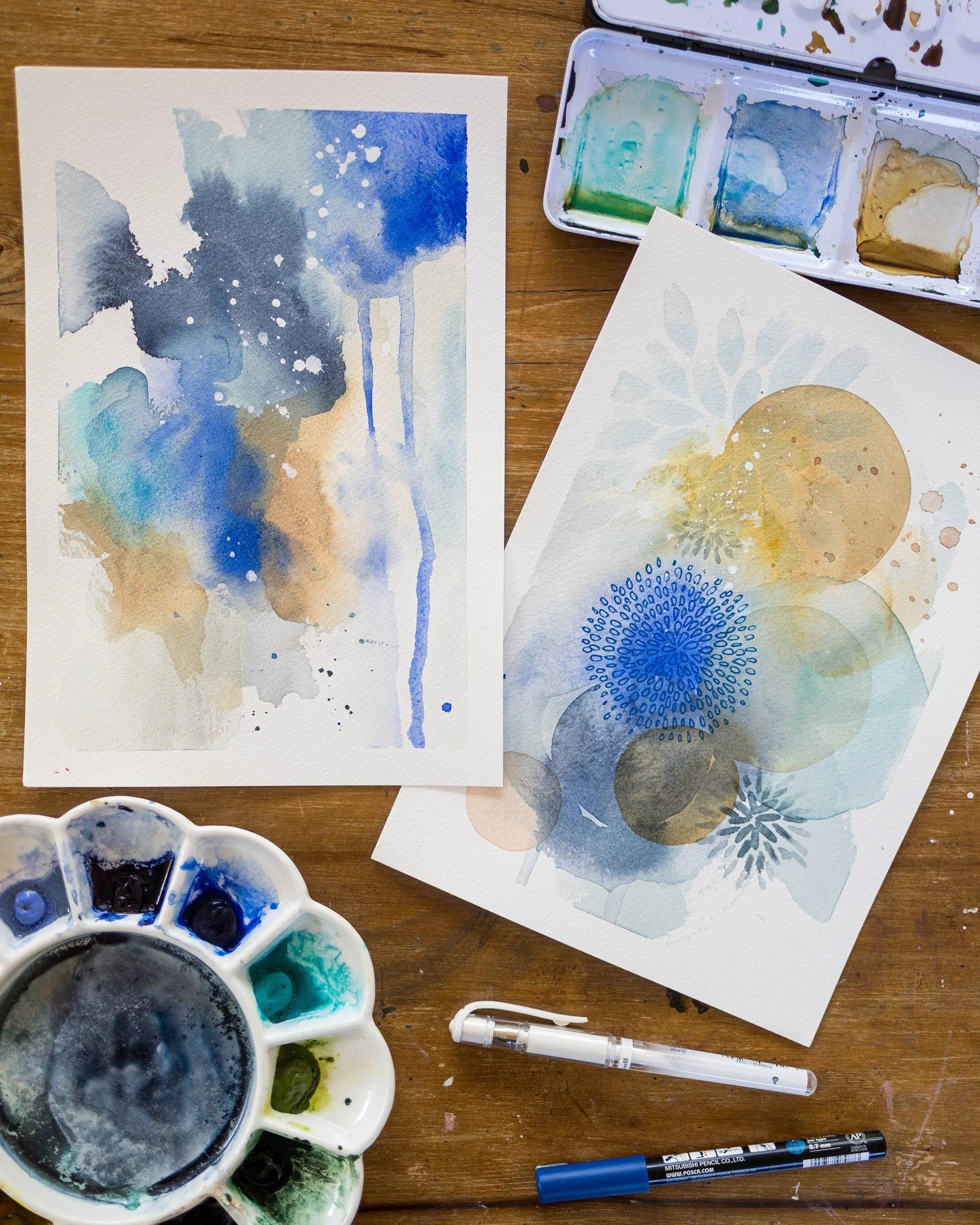 Falling back in love with art again 💙

I&rsquo;m loving this loose, flowy work. It feels like it might be time to fall back in love with making &mdash; and sharing &mdash; art again, in a more consistent way.

I&rsquo;ve had quite a few big breaks t