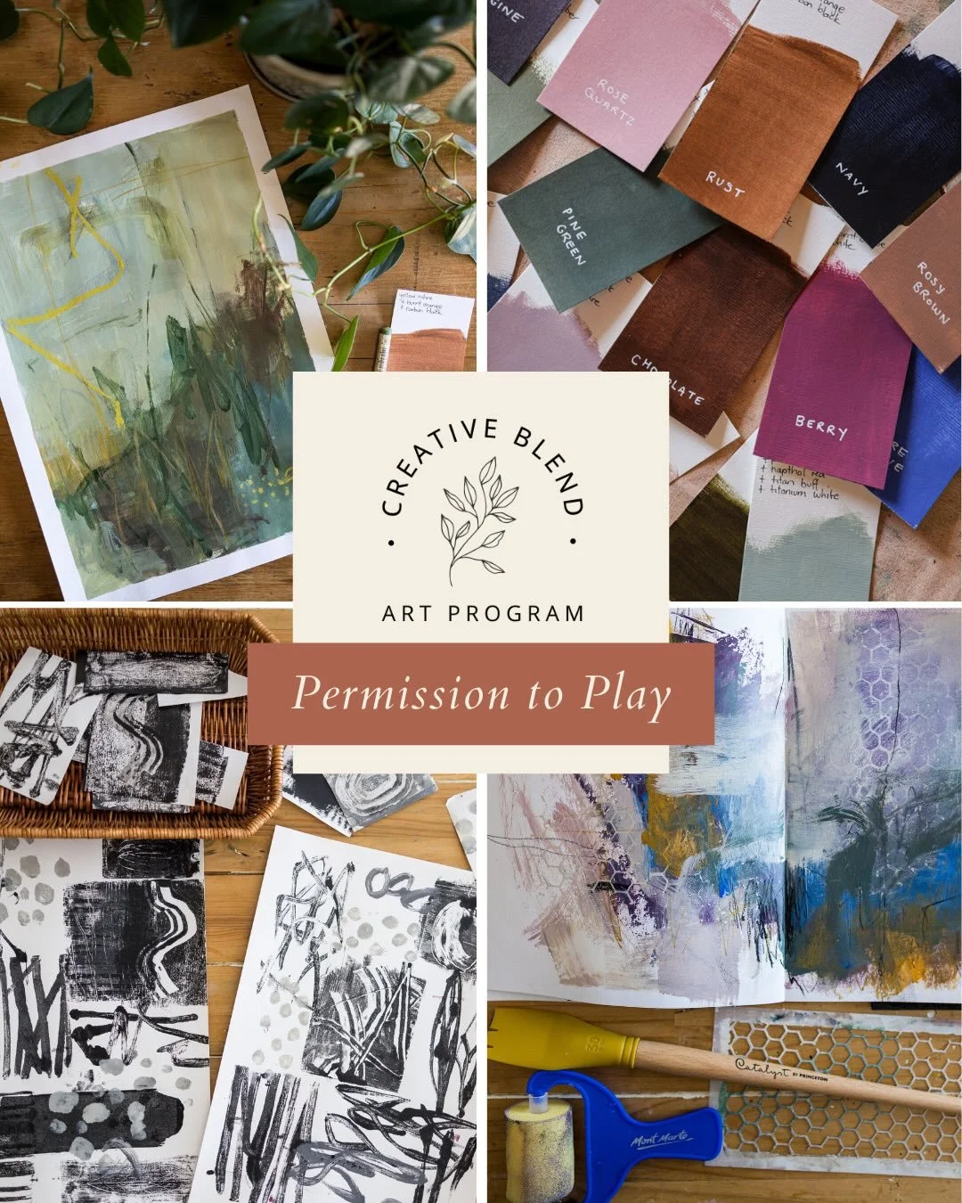 Last day of my Black Friday/Cyber Monday sale, and the last chance to join Creative Blend Art Program at 40% off. If you&rsquo;ve been thinking about a year of gentle guidance, mixed media play, and growing your practice in a grounded way, I&rsquo;d 